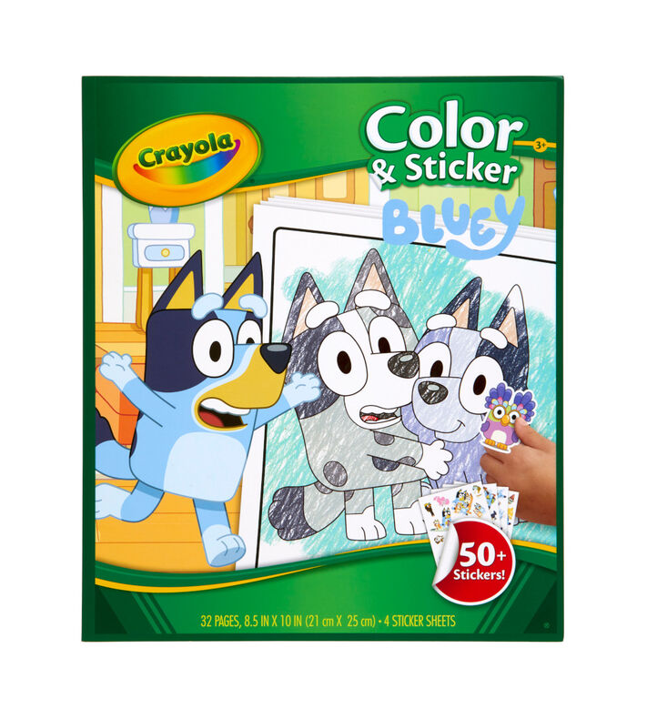 Bluey Color & Sticker Activity Book